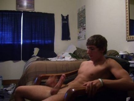 Young Guy With A Big Boner