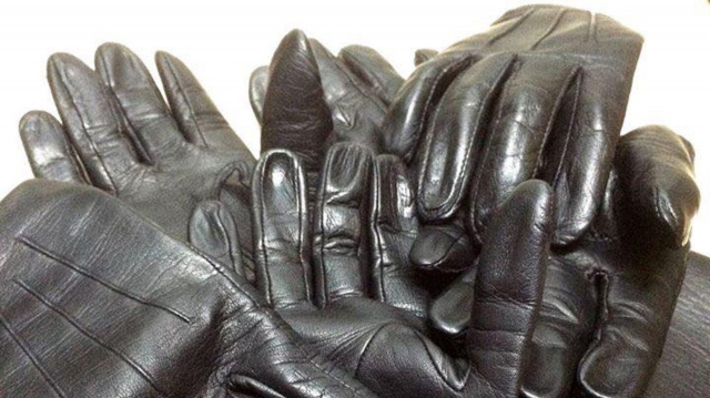 A cornucopia of leather gloves  