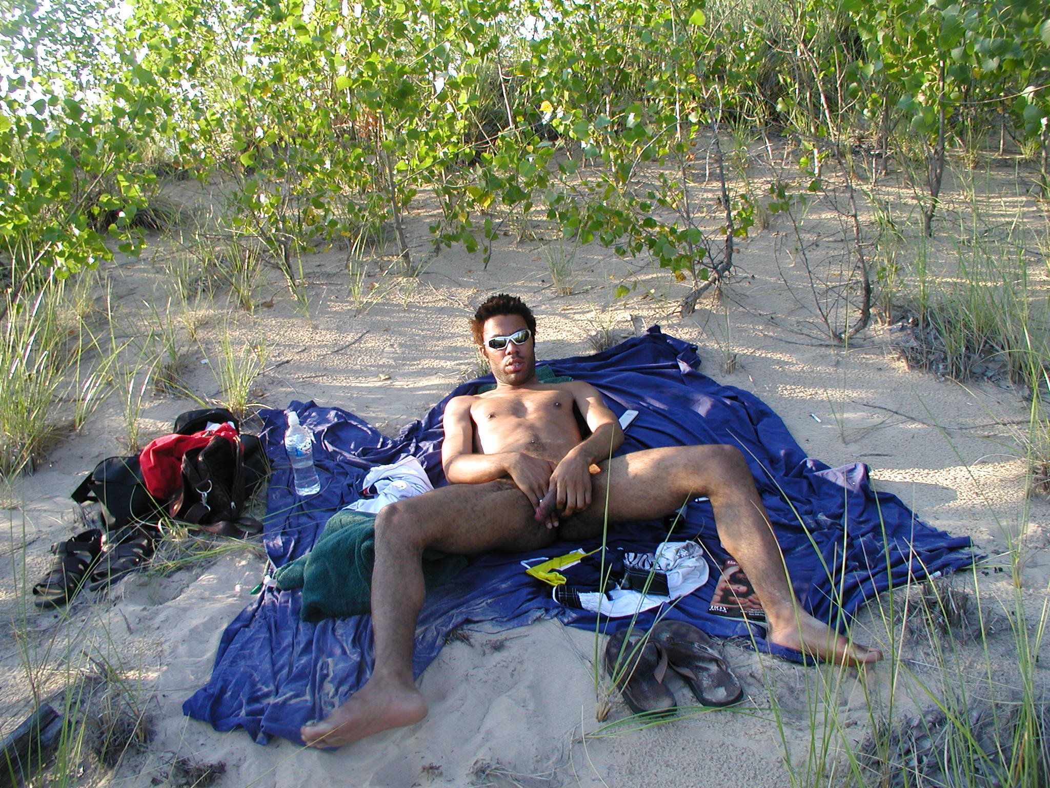 naked at gary beach