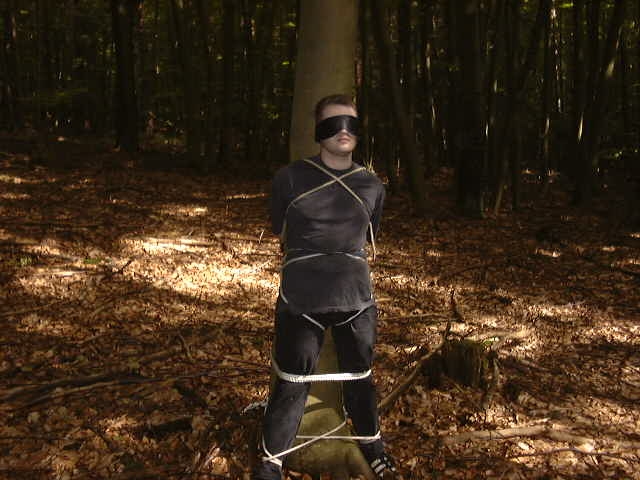 me bound to a tree