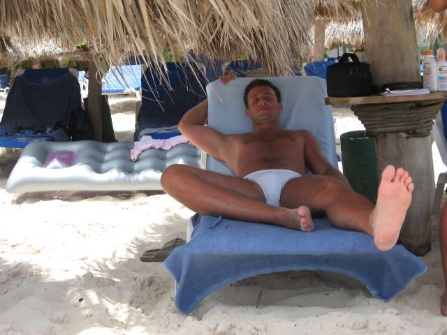 on holiday