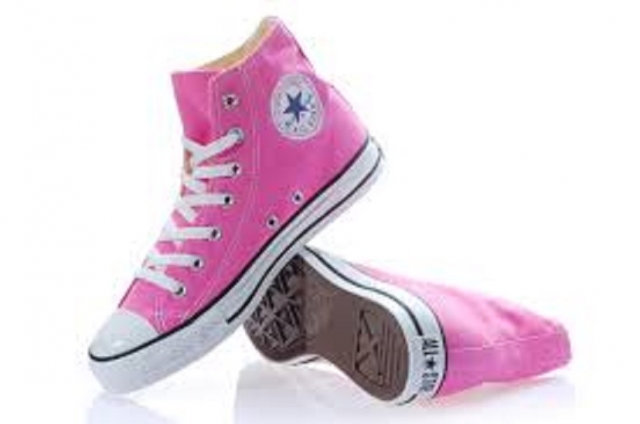 Converse All Star Canvas shoes Hi Sneakers pink