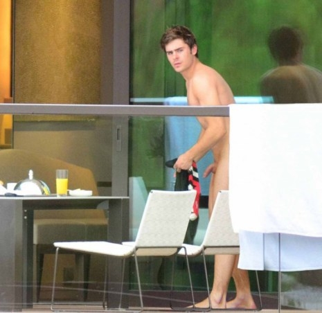 Zac Nude Balcony