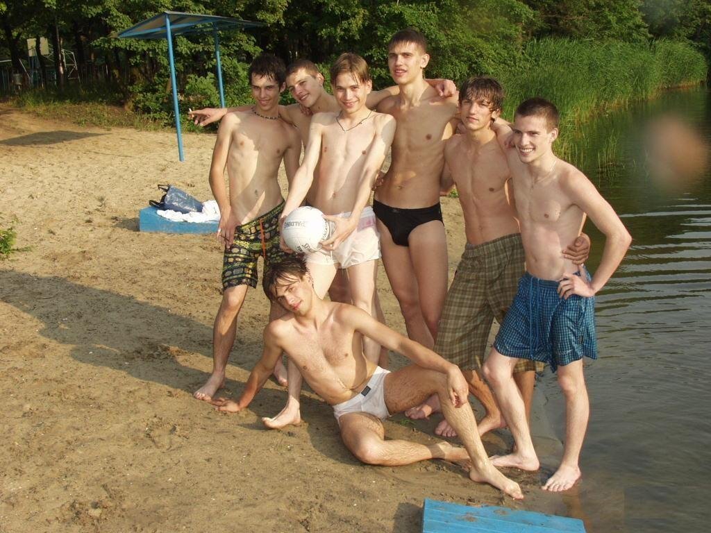 Another horny game of volleyball