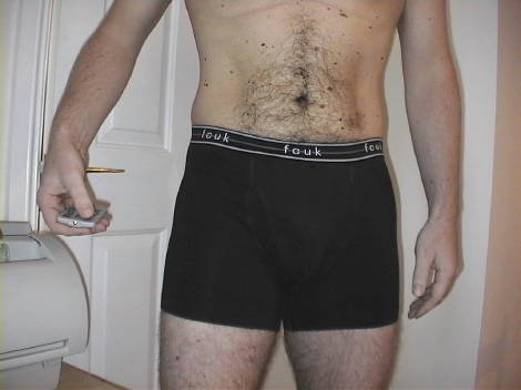 Obligatory underwear shot