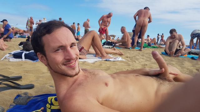 Boner At Nudist Beach