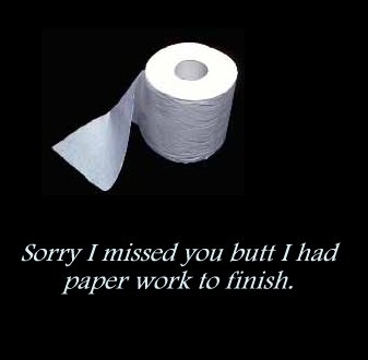 Paperwork to finish