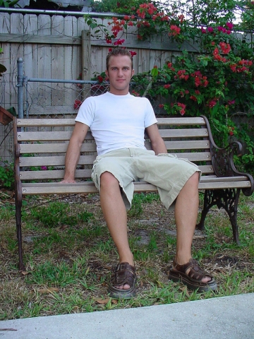 Me relaxin' inthe backyard