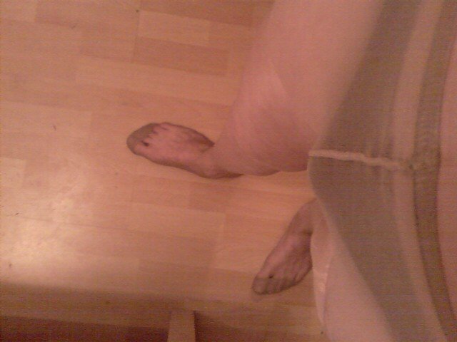 Meine Füße in Nylon