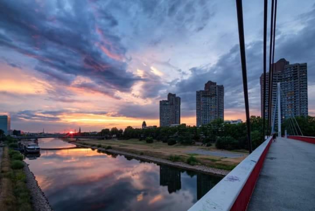 Houses at Neckar River