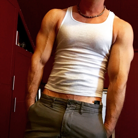 Just me and my muscles