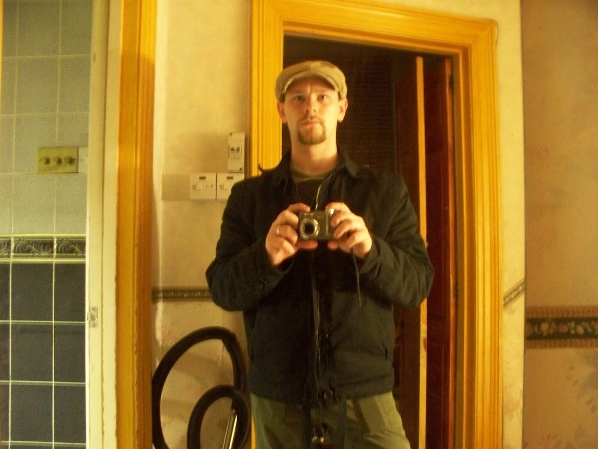 Me in front of the mirror