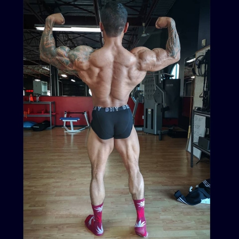 Billy Danh rear double biceps