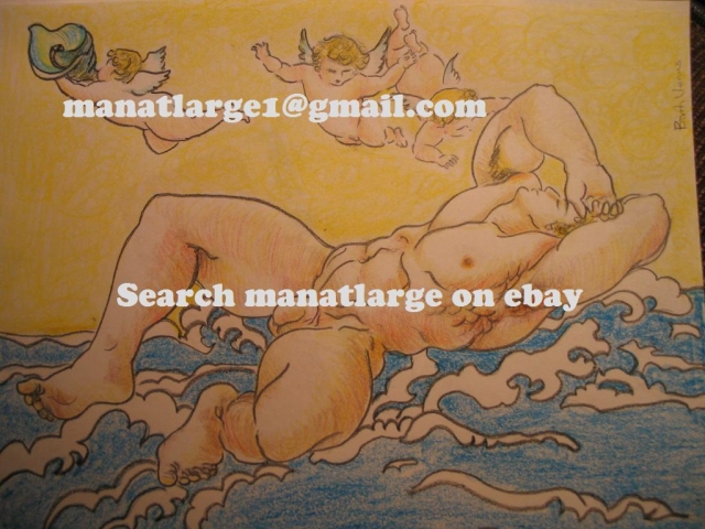 Birth Venus - nude male muscle - manatlarge