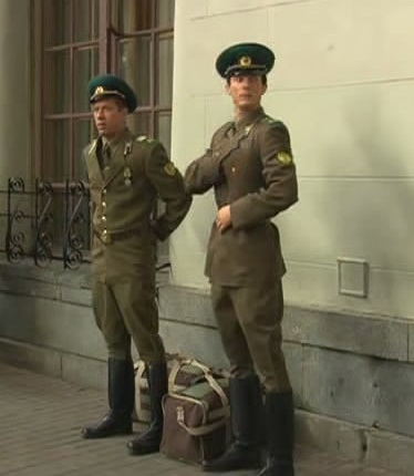 Soviet uniform, officer boots