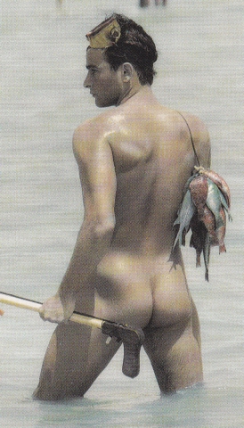 Man in sea