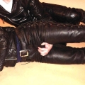 leather gloved guy fucks hard 2