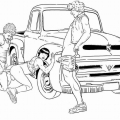 Gay & Bi Comics- Twink Hitchhiker Seduction (No Dialog)