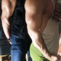 MUSCLE + FLEXING + GETTING MASSIVE