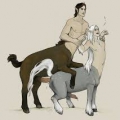 Pan and Centaurs together in anal heaven 