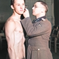 Recruits germans soldiers  SS naked in medical exams