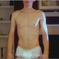 Me shaved, oily, and horny for sex!
