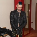 cute guys in leather