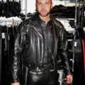 cute guys in leather