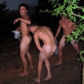 Naked with buds or bro