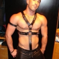 hunks in leather