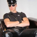 hunks in leather