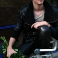 hunks in leather